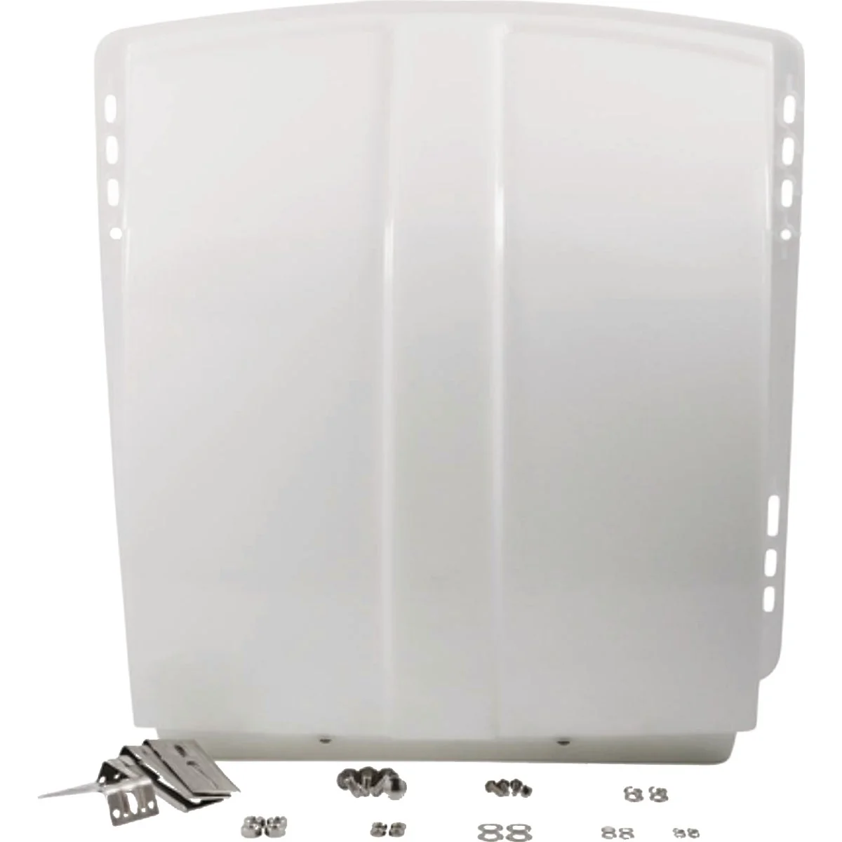 Versatile Camco Roof Vent Cover White Detailed