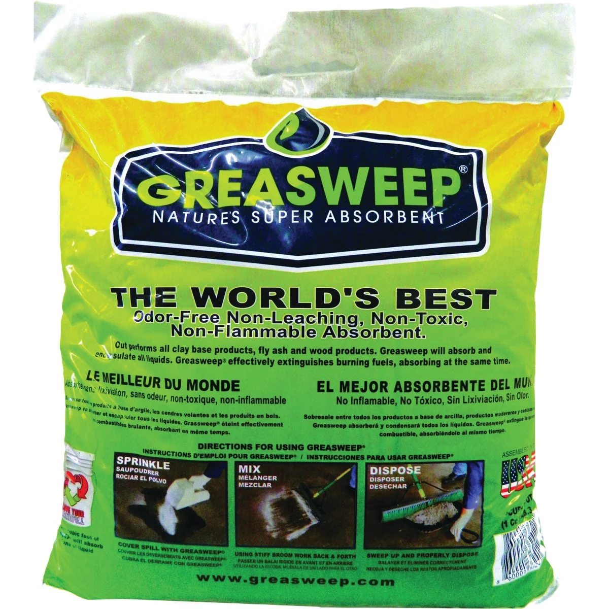 Minimalist Greasweep 13 Lb. Natural Multi-Purpose Super Oil Absorbent Verified