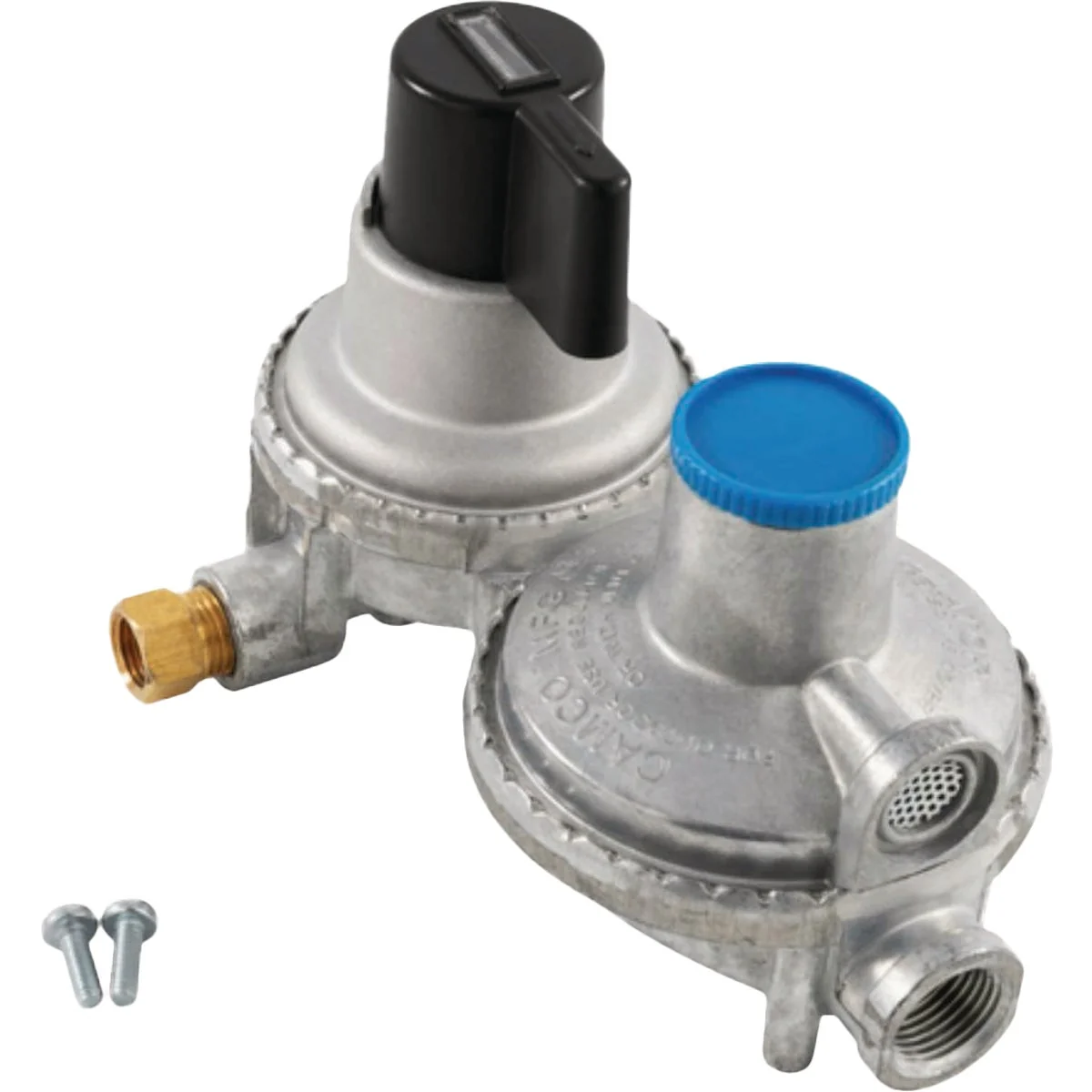 Solid Camco Propane Double-Stage Auto-Changeover Regulator Consistent