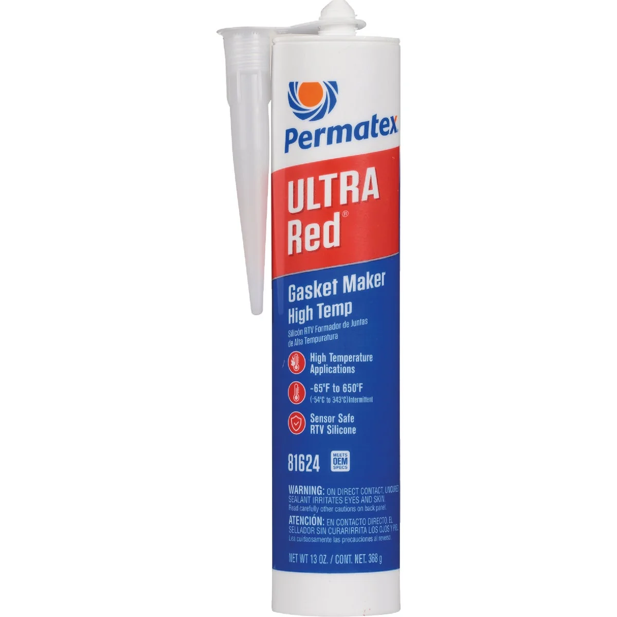 Traditional Permatex Ultra Red 13 Oz. Silicone Gasket Maker Green