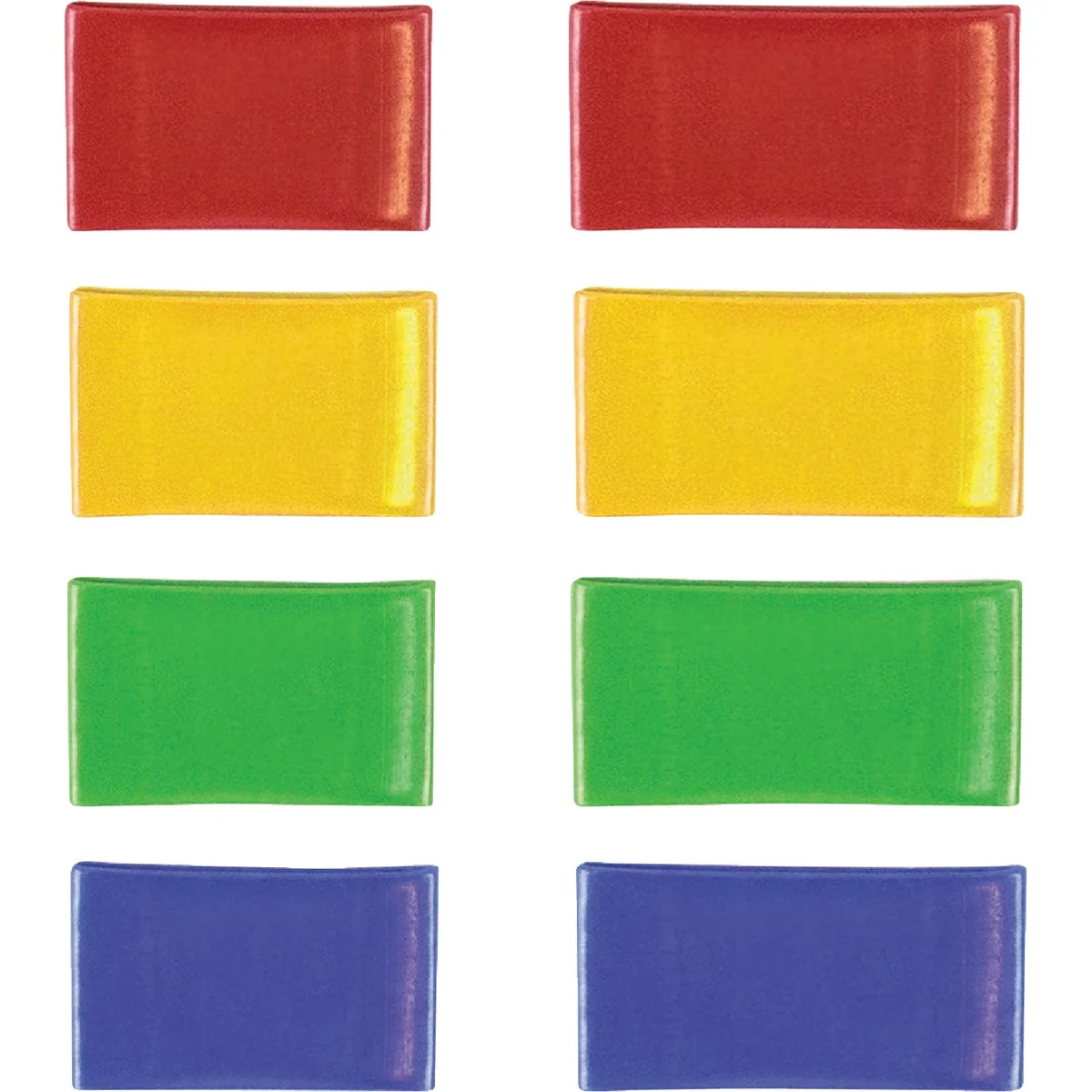 Functional Lucky Line Write-On Key Identifiers Bands 8-Pack Practical