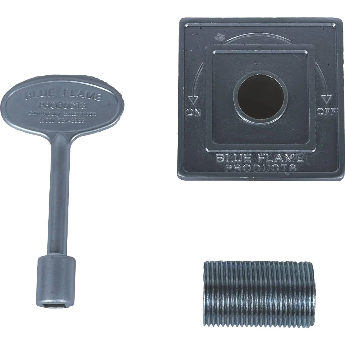 Verified Blue Flame Universal Square Flange 3 In. Matching Key Smart