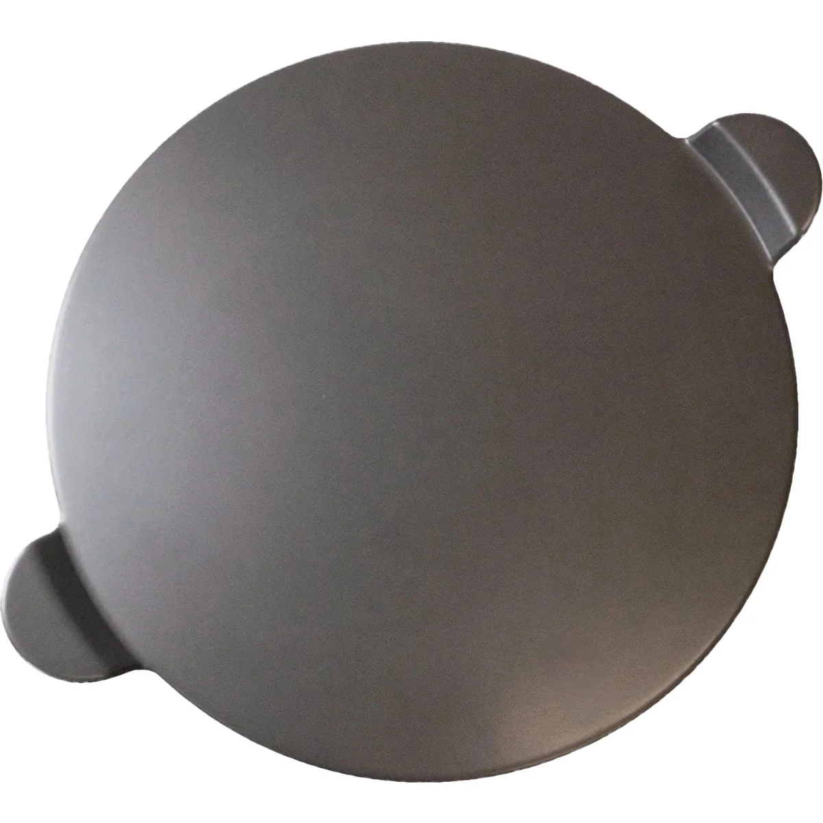Convenient Old Stone 15 In. Grey Glazed Round Pizza Stone With Handles Prestigious