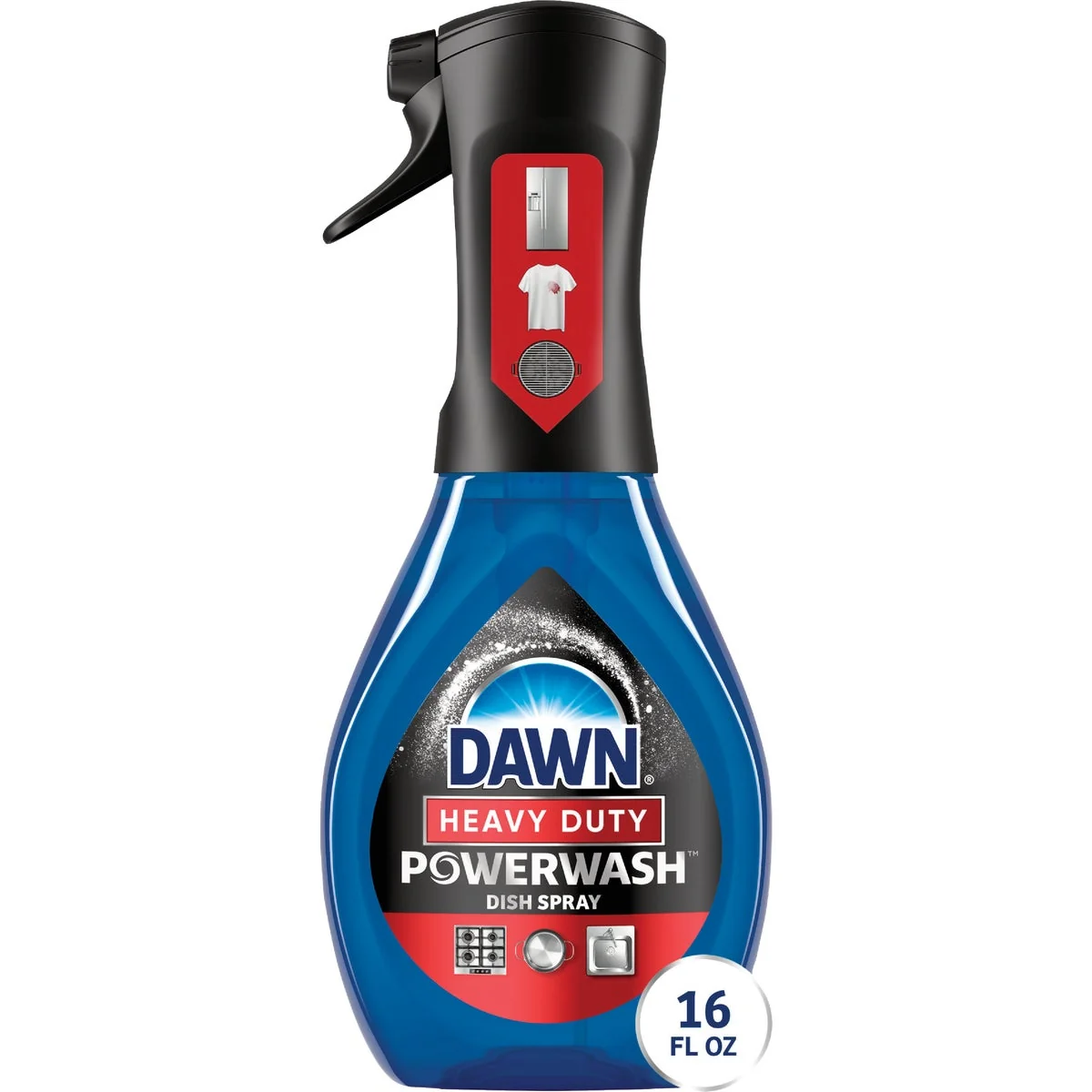 Authentic Dawn 16 Oz. Powerwash Heavy Duty Dish Spray All-Purpose Cleaner and Degreaser Reusable