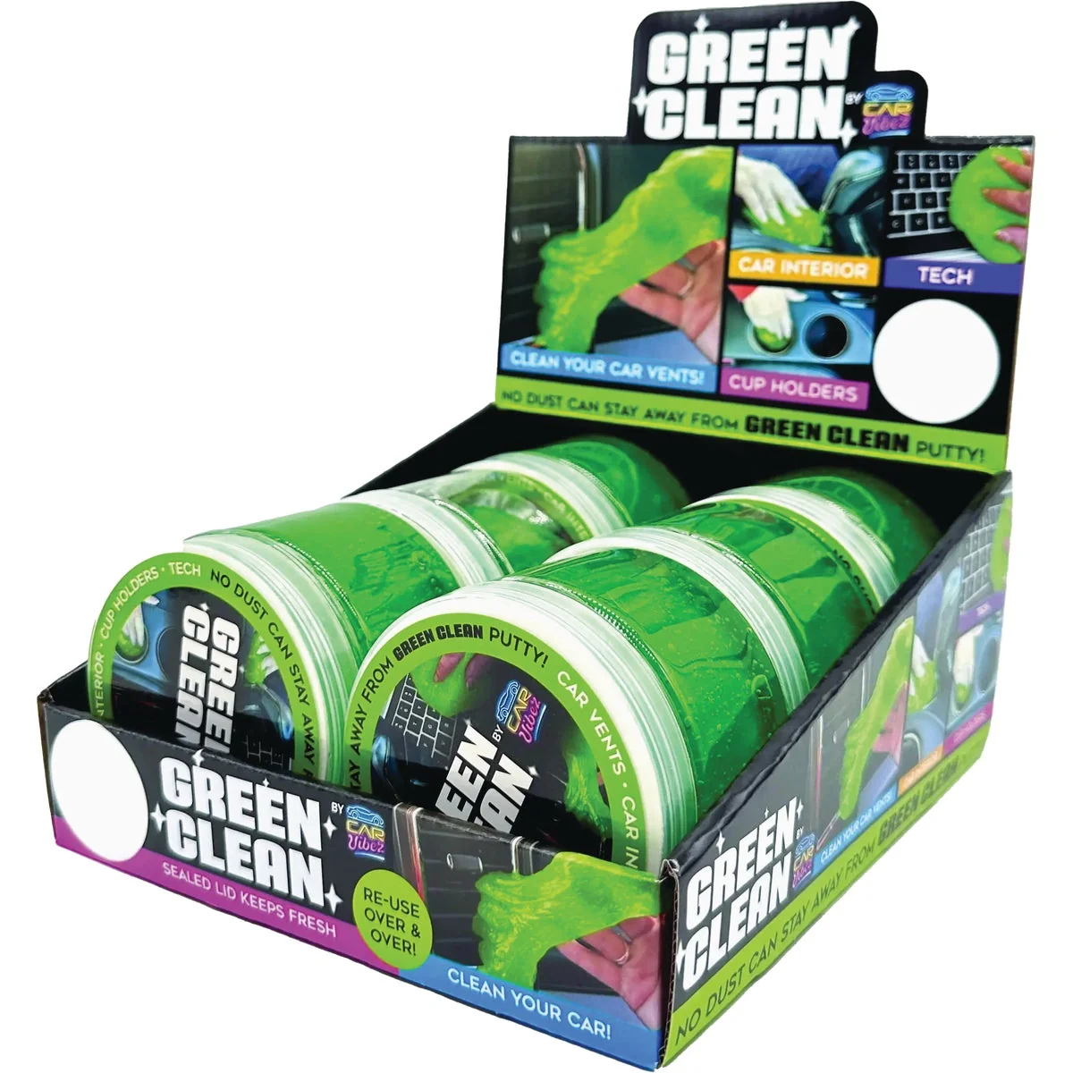 Minimalist Car Vibez Green Clean Putty High-Grade