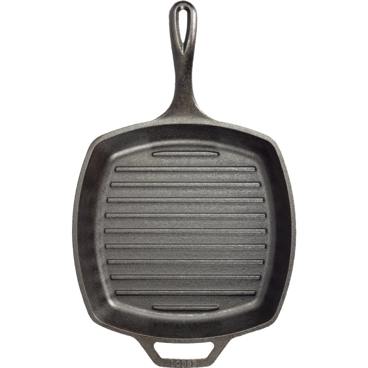 Exceptional Lodge 10-1 2 In. Cast Iron Square Grill Pan Smooth