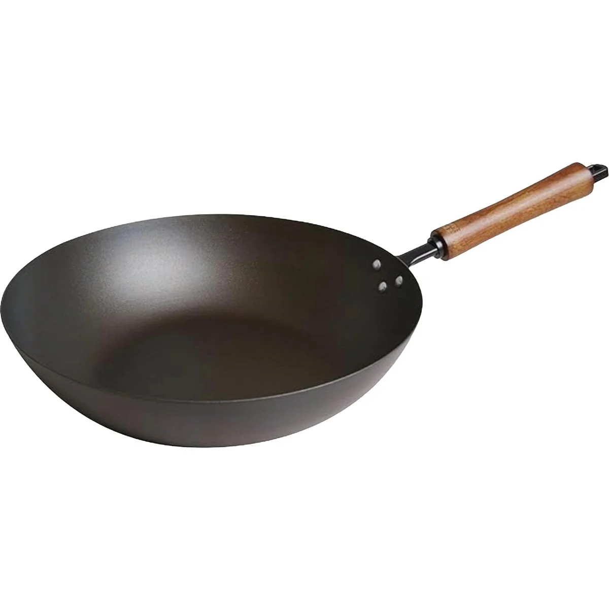 Traditional Joyce Chen Classic Series 12 In. Carbon Steel Preseasoned Stir Fry Pan Unique