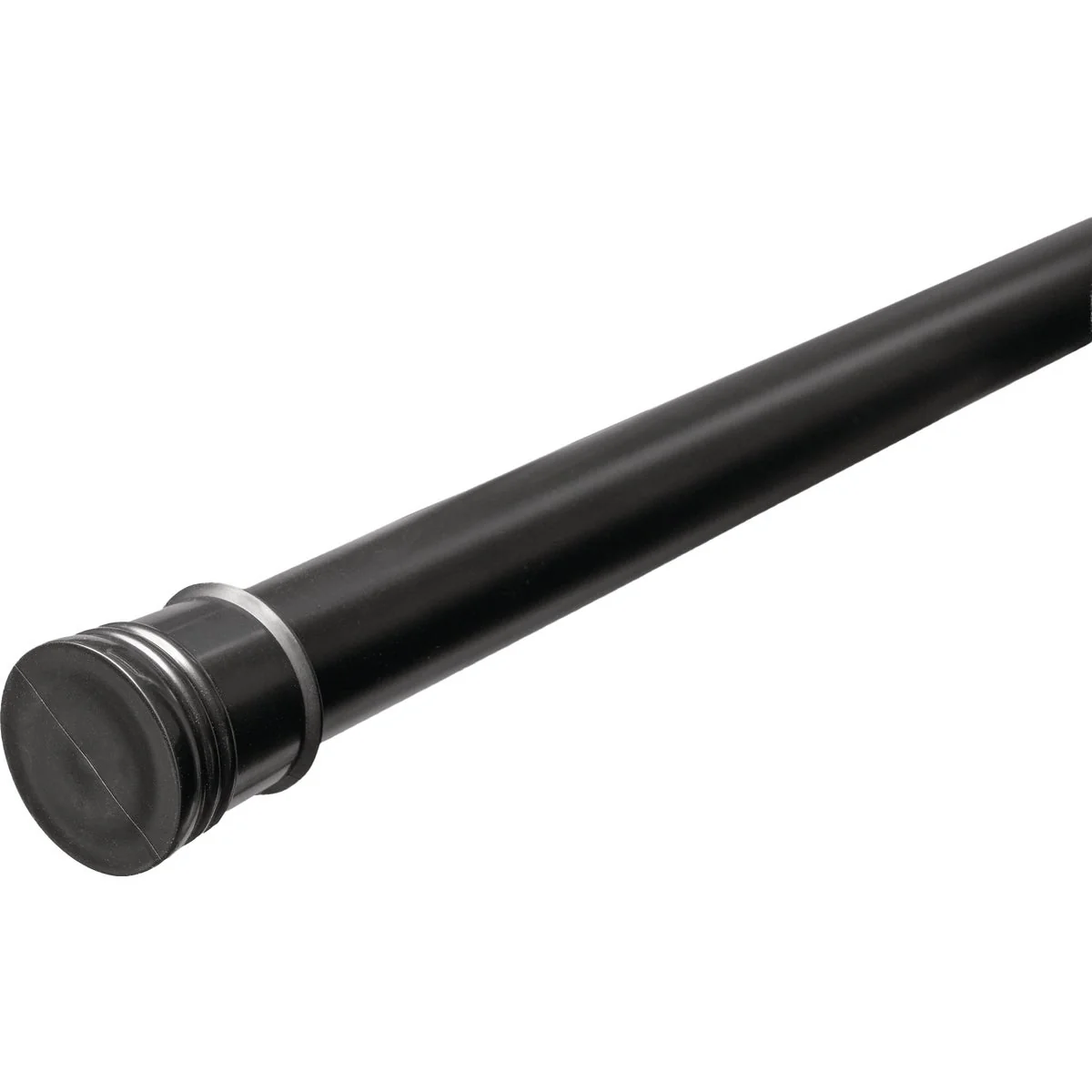 Lightweight Zenna Home Straight 52 In. to 86 In. Rustproof Aluminum Adjustable Tension Shower Curtain Rod Matte Black Trendy