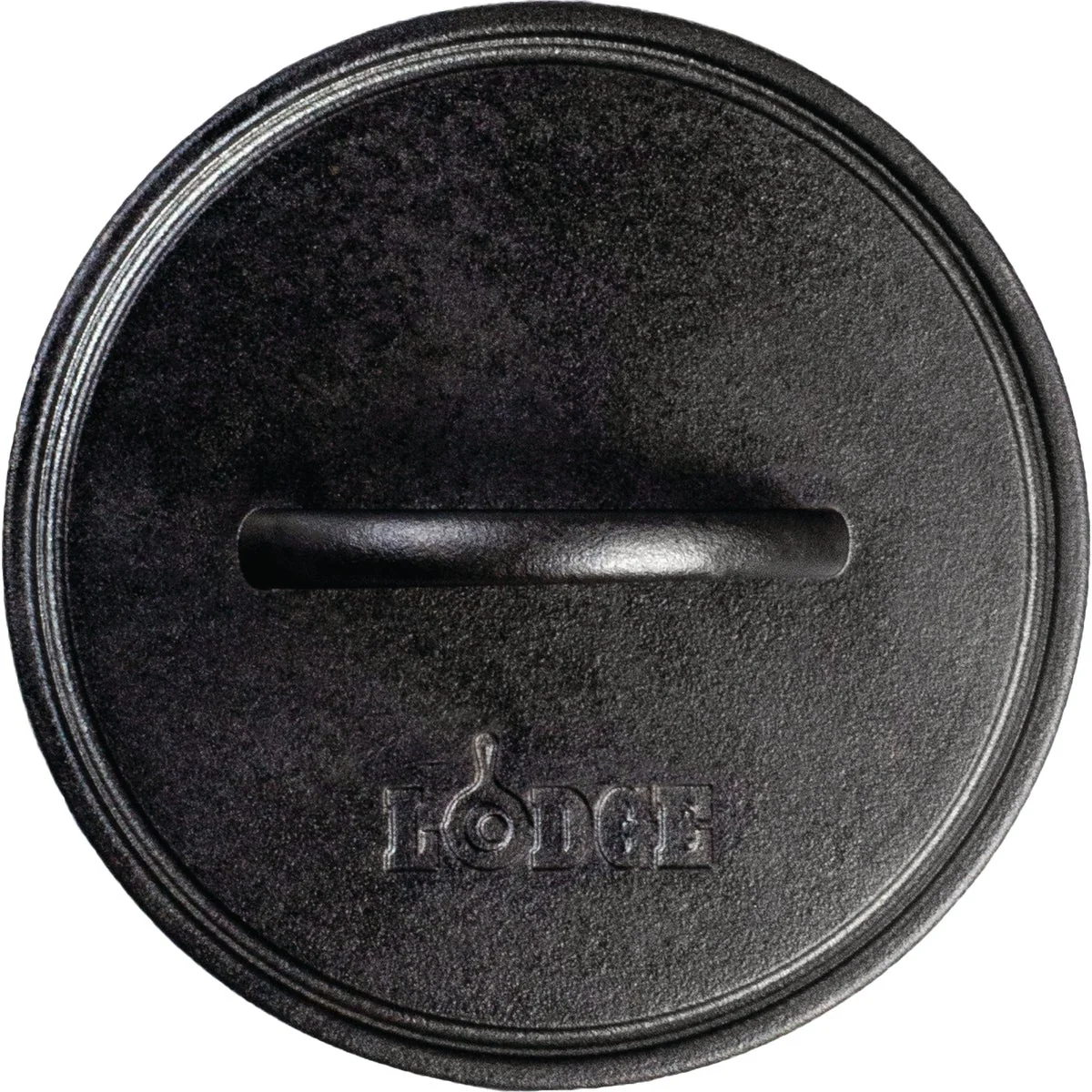 Sustainable Lodge 8 In. Cast Iron Round Flat Grill Press Prestigious
