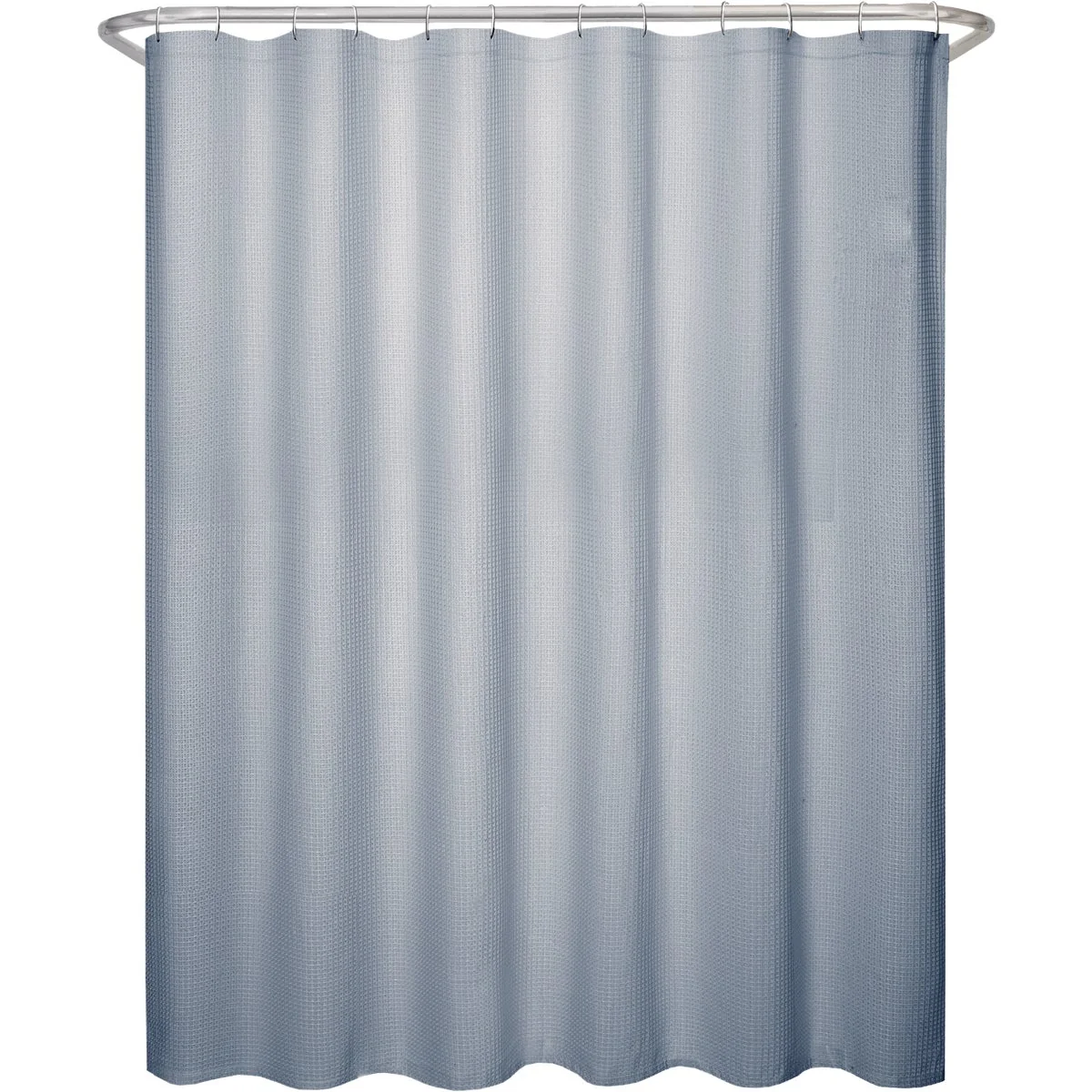 Trusted Zenna Home 70 In. x 72 In. Spa Waffle Blue Polyester Shower Curtain Superior