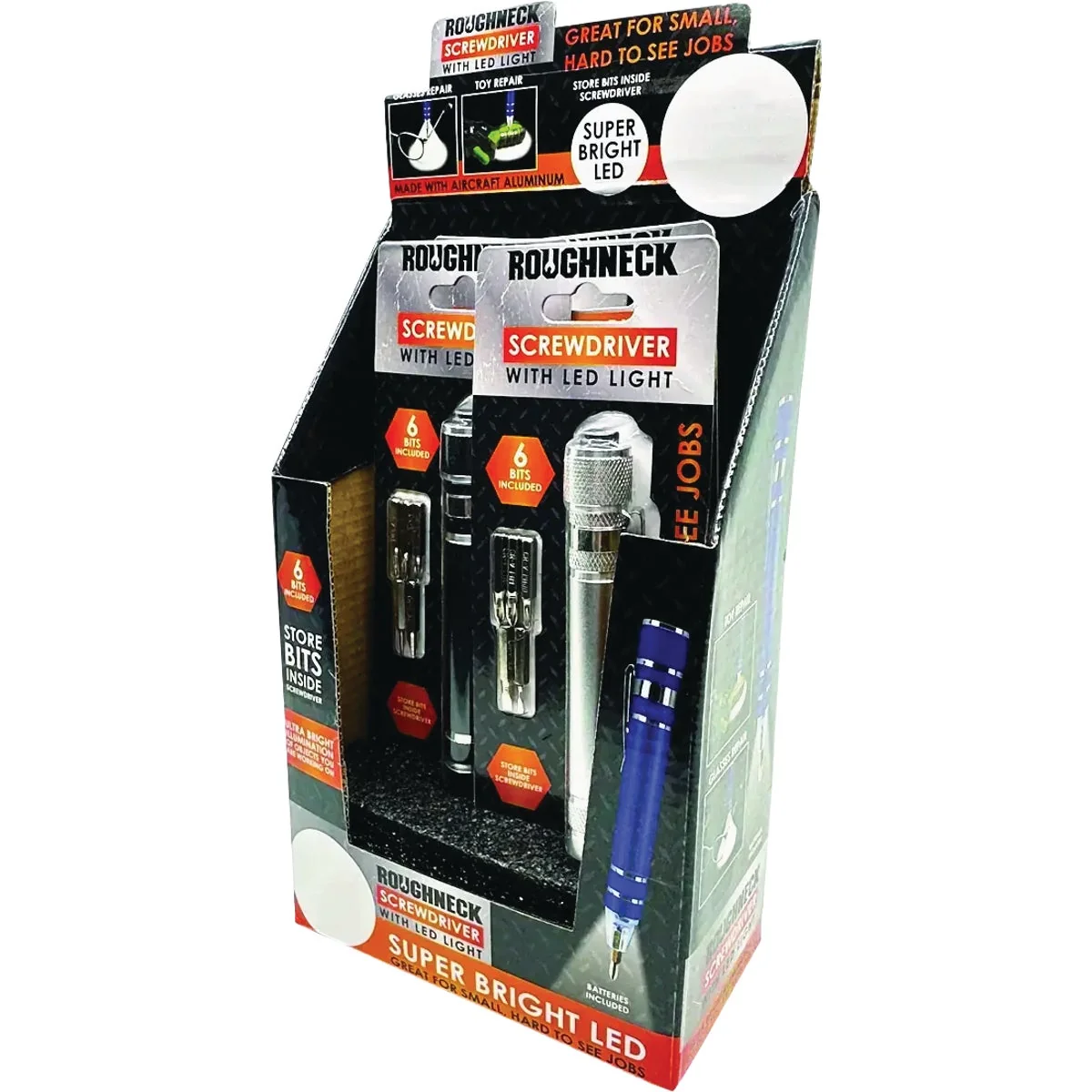 Exceptional Roughneck Screwdriver with LED Light Trendy