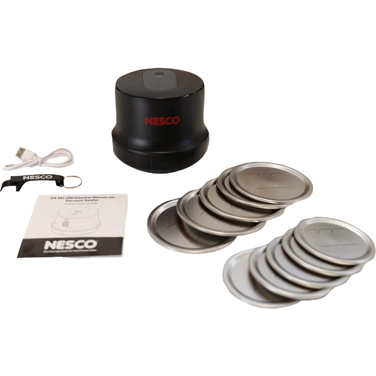 Contemporary Nesco 2-In-1 Electric Mason Jar Vacuum Sealer High-Quality