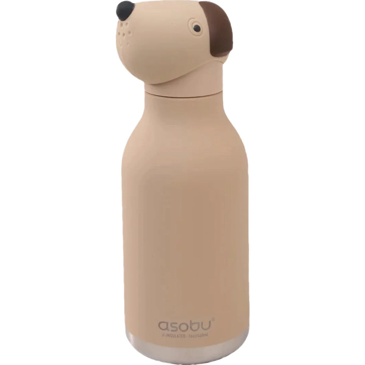 Superior Ad-N-Art 16 Oz. ie Animal Insulated Water Bottle Beige Dog Efficient