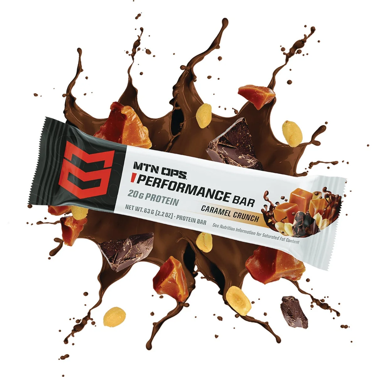 Innovative MTN OPS Performance Conquer Caramel Crunch Protein Bar Excellent