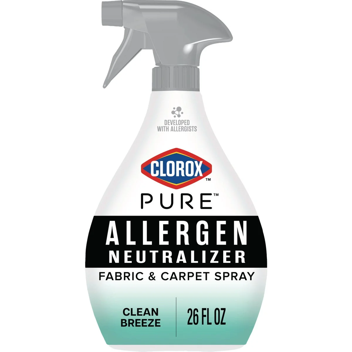 Contemporary Clorox 26 Oz. PURE Allergen Neutralizer Fabric and Carpet Spray Clean Breeze Luxury