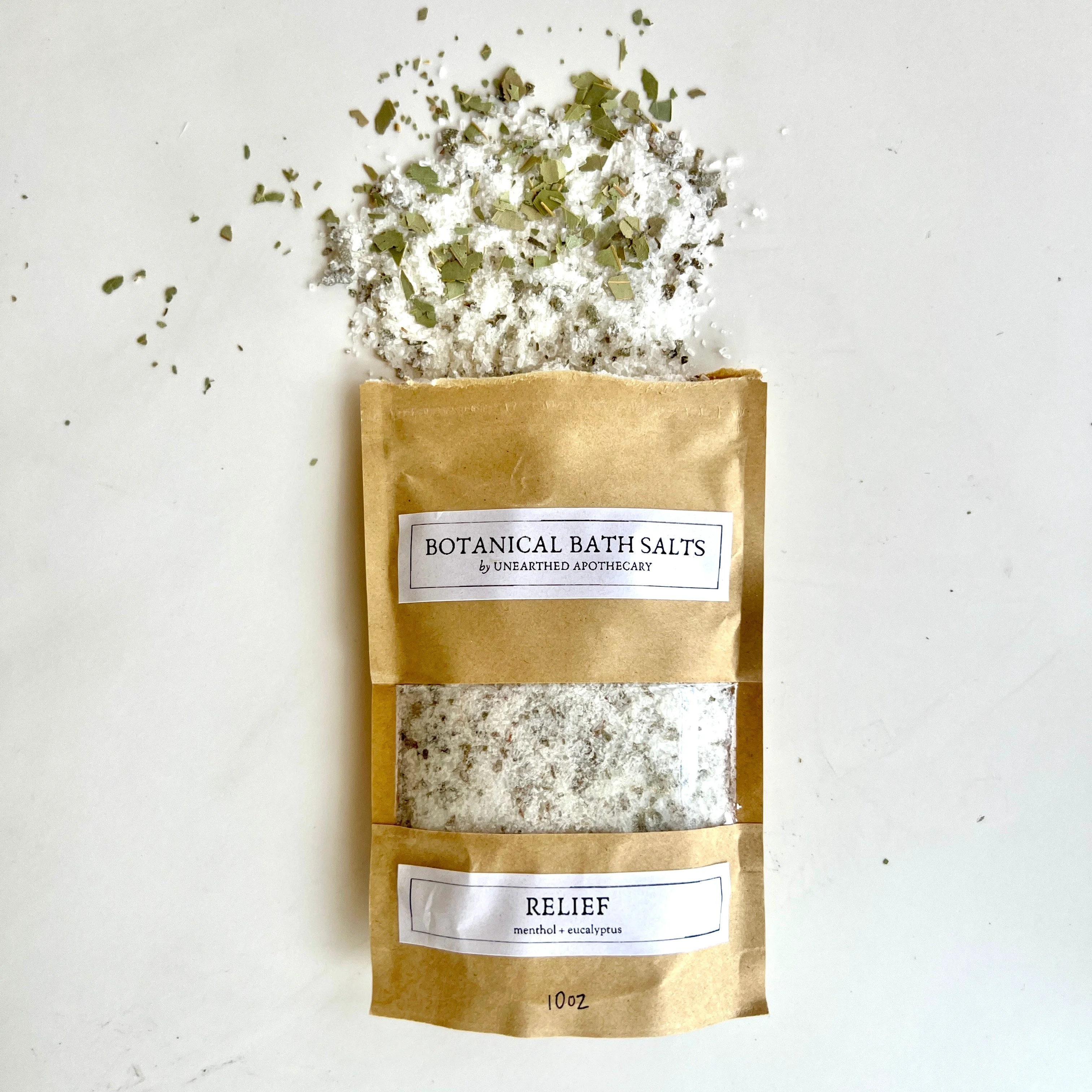Organic RELIEF – Menthol Eucalyptus Botanical Bath Salts Quality