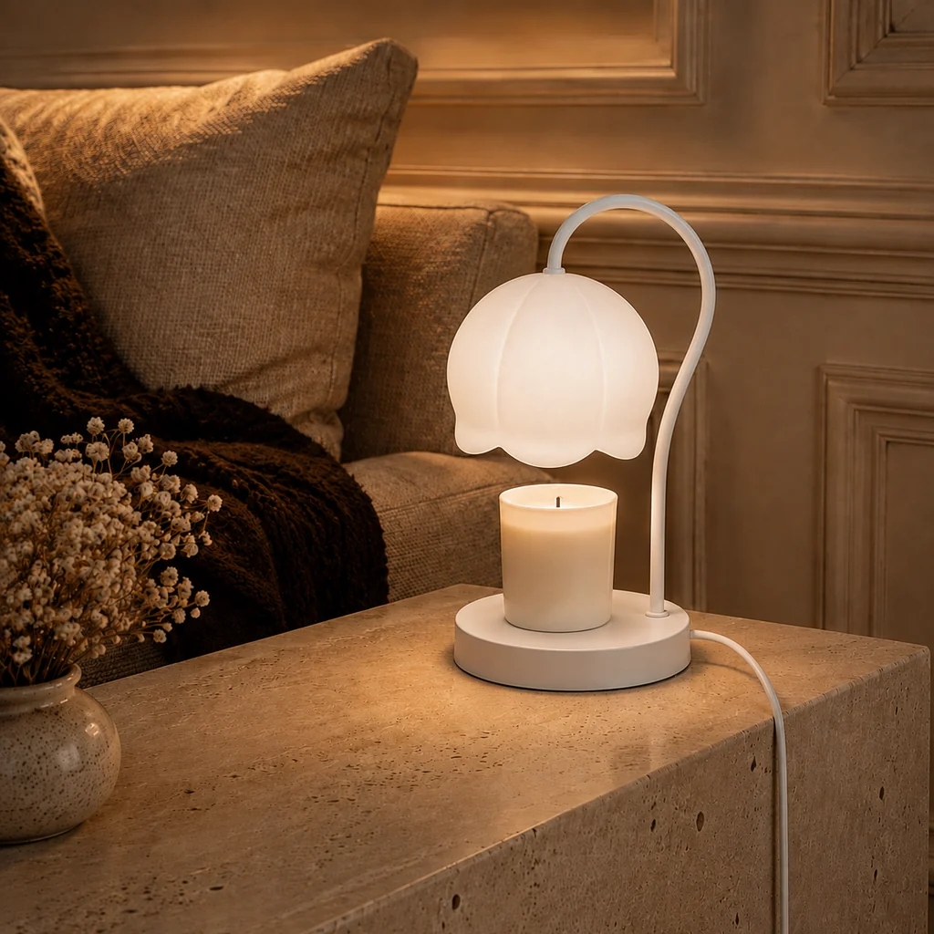 Fashionable Lampe Chauffe-Bougie Muguet – Maison Milaya Smart