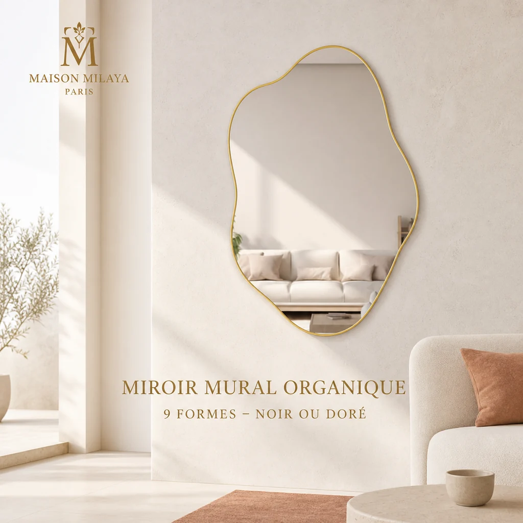 Excellent Organic Wall Mirror – Maison Milaya Fast