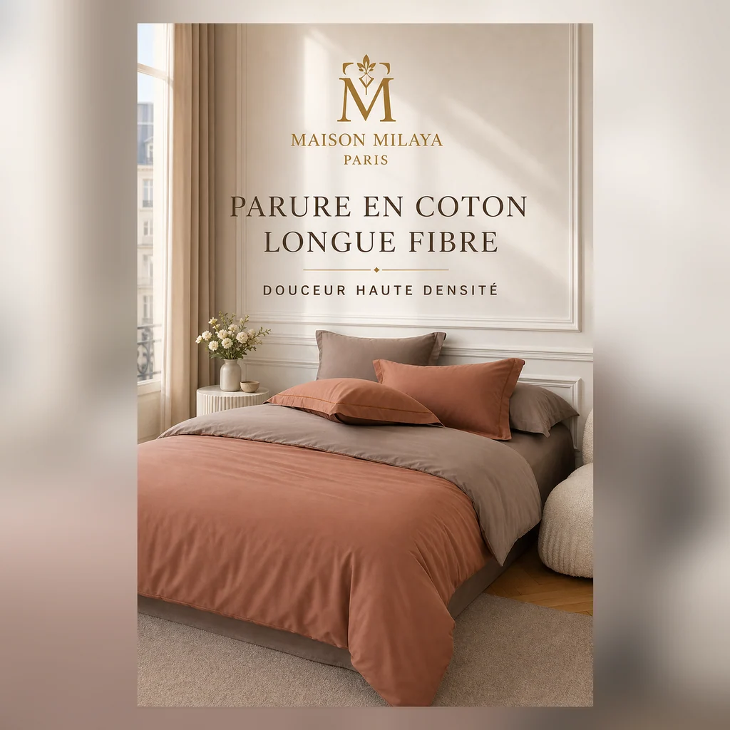 Artisan Long-Staple Cotton Bedding Set – Maison Milaya Easy-to-Use