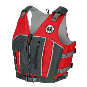 Sophisticated Mustang Reflex Foam Vest – Red Grey – XL XXL Minimalist