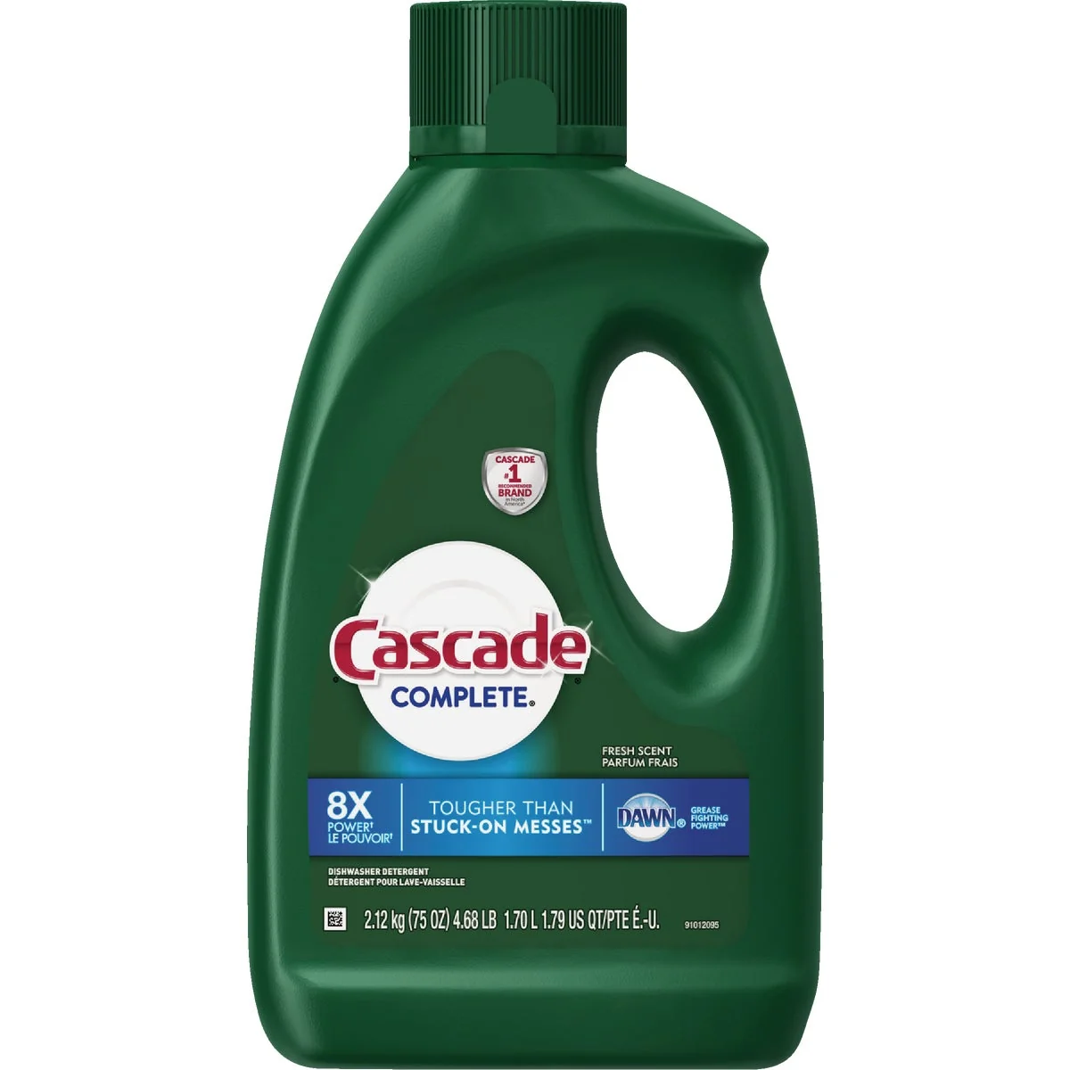 Functional Cascade Complete 75 Oz. Fresh Scent Gel Dishwasher Detergent Specialty