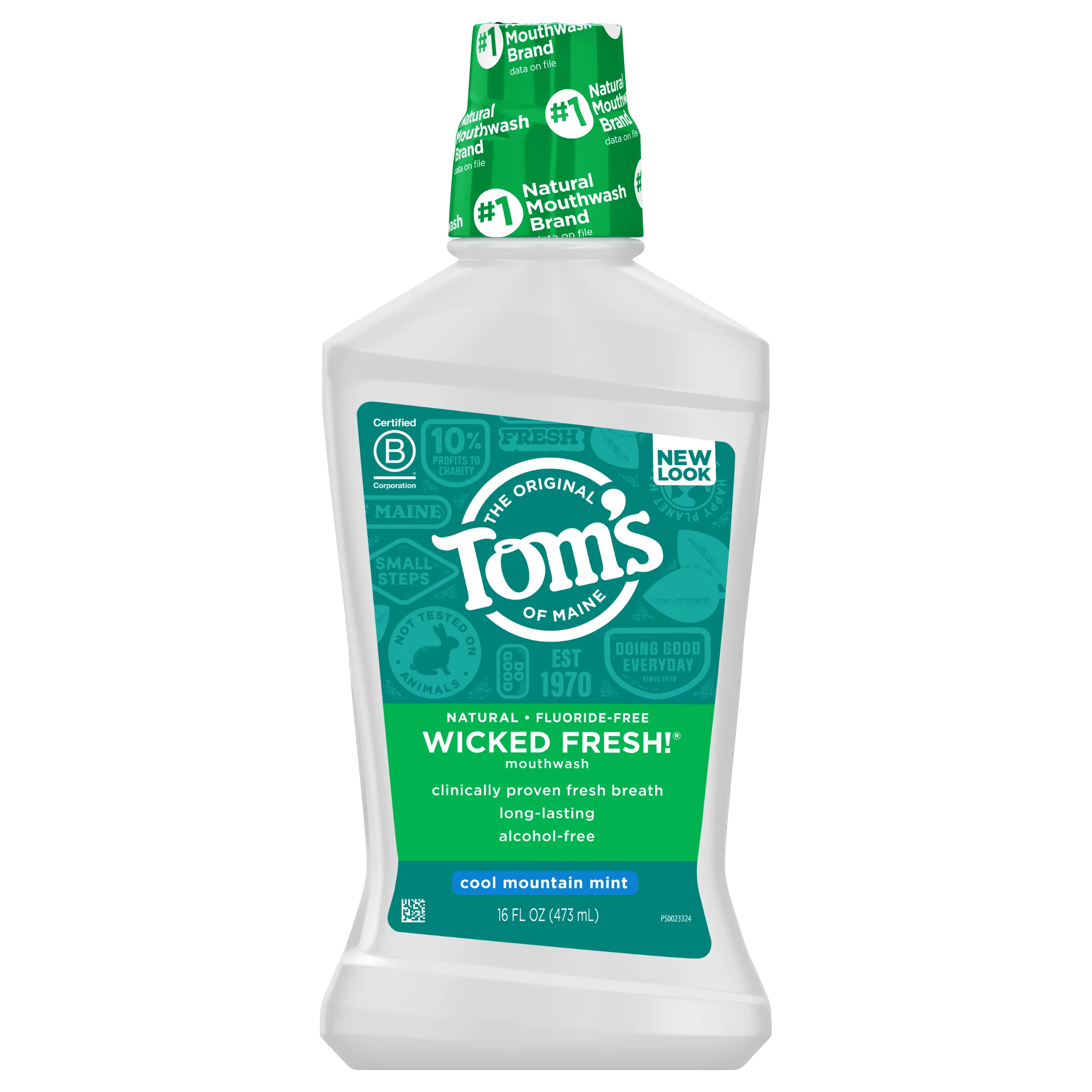 Official Tom’s of Maine Wicked Fresh Mouthwash Premium