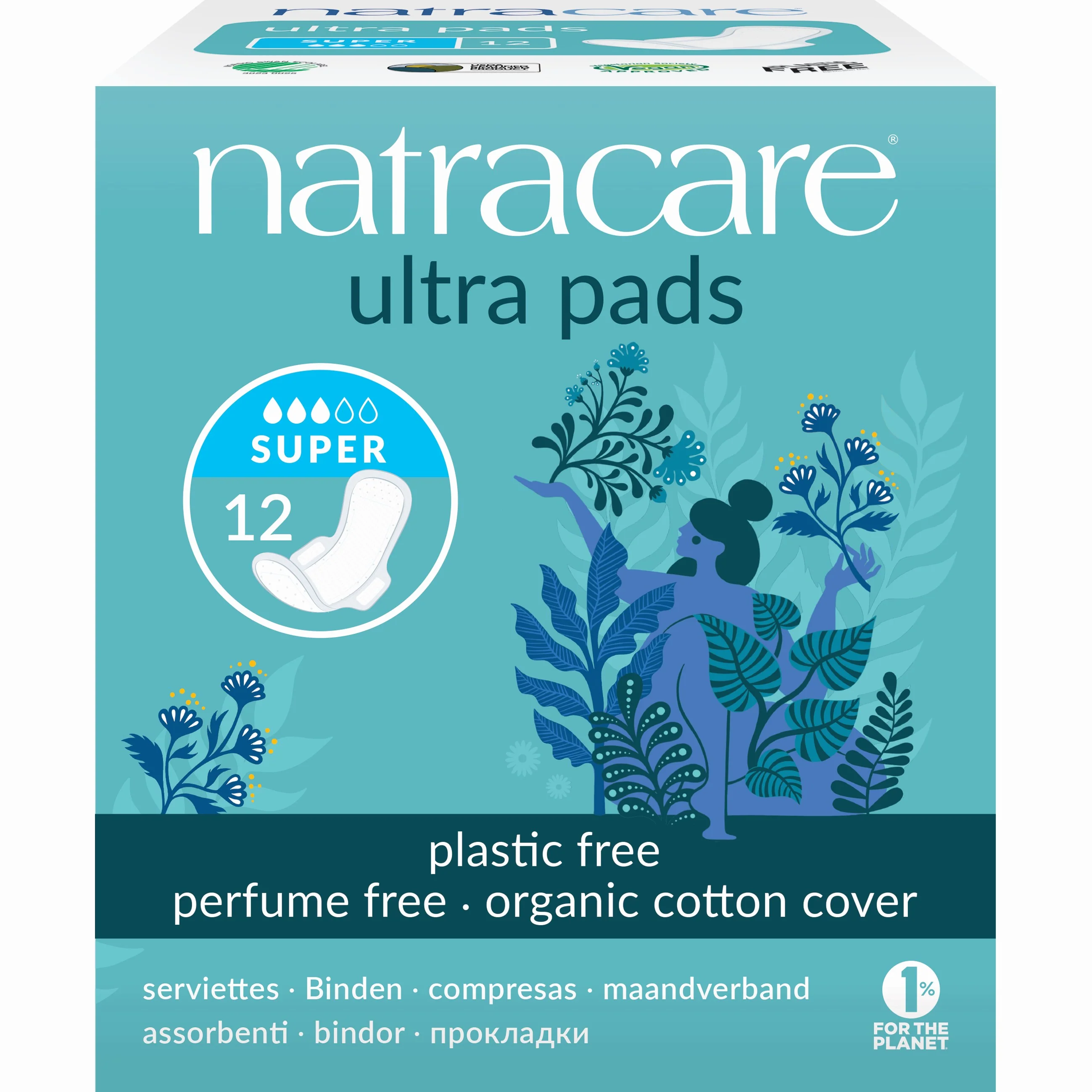 Easy-to-Use Natracare Ultra Pads Super with Wings Verified