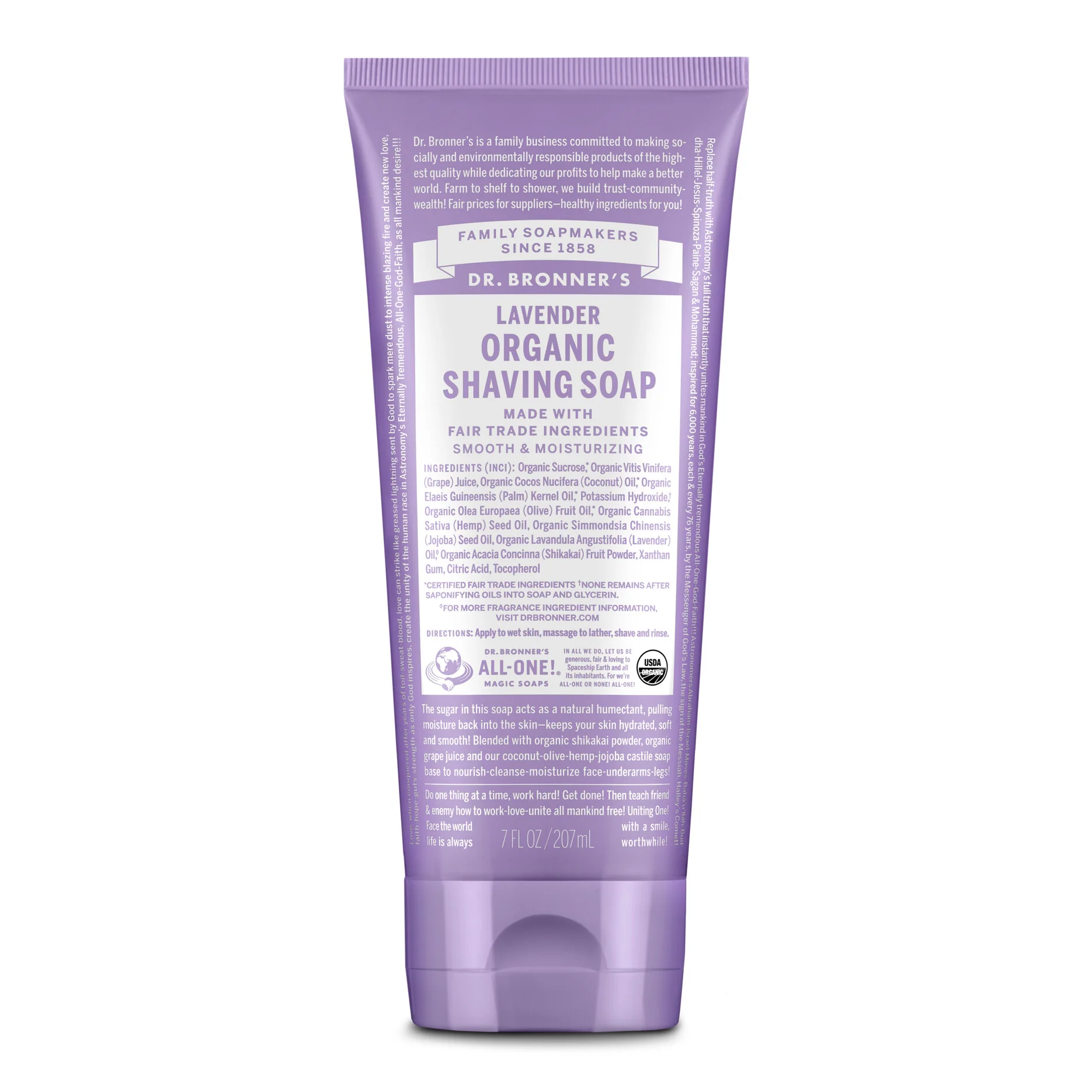 Smooth Dr. Bronner’s Organic Shaving Soap Modern