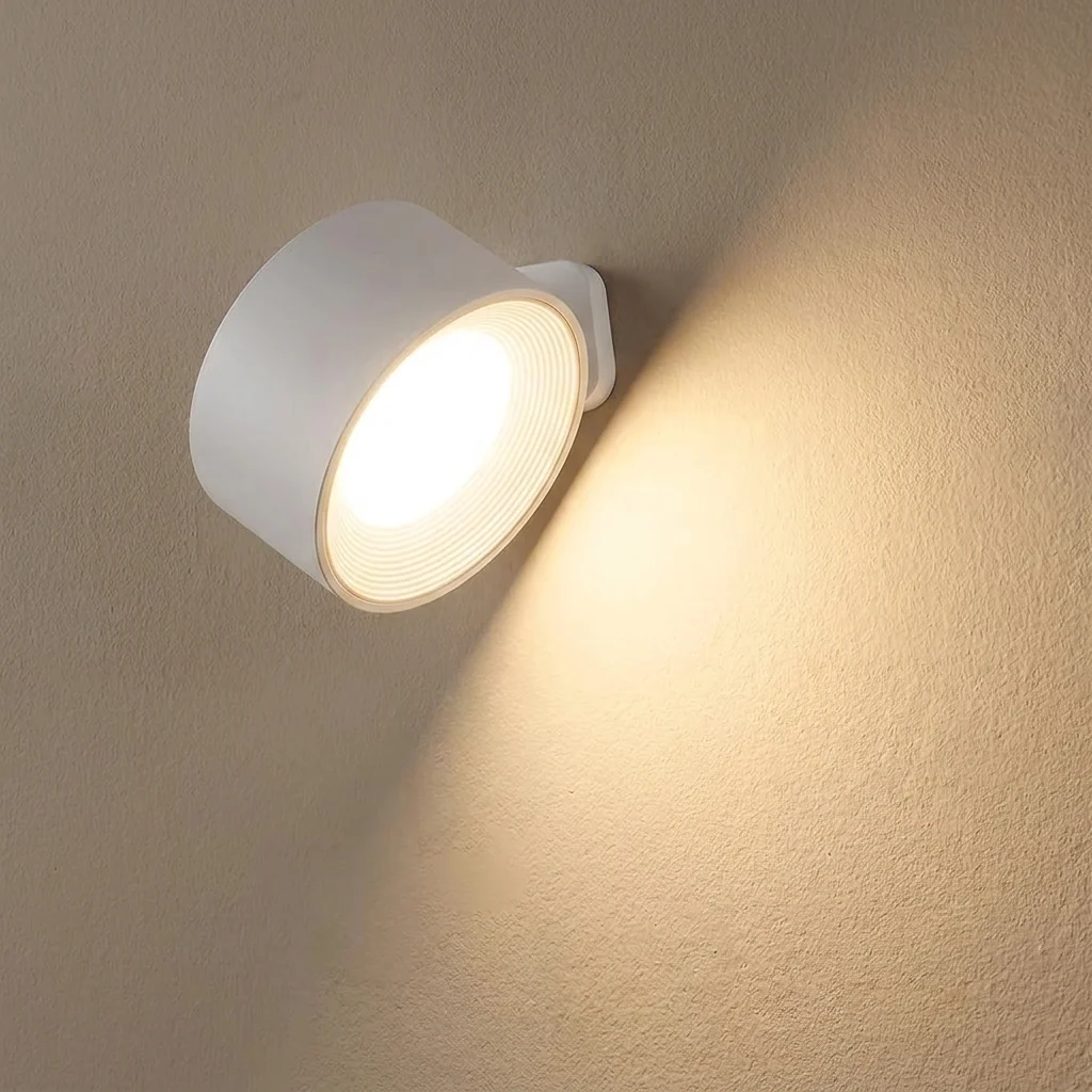 Effective Cordless Double-Head Wall Light Touch Remote Convenient
