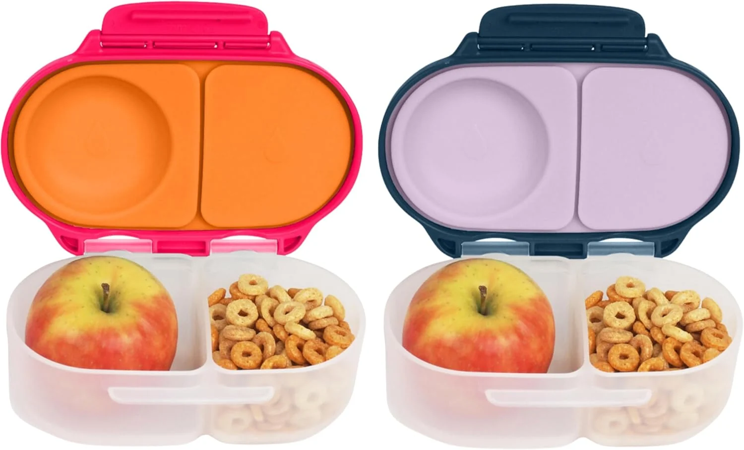 Prestigious b.box Snack Box 2-pack Reusable Snack Containers with Lids – Bento Box for Kids Toddlers Leakproof Lunch Box Relaxed