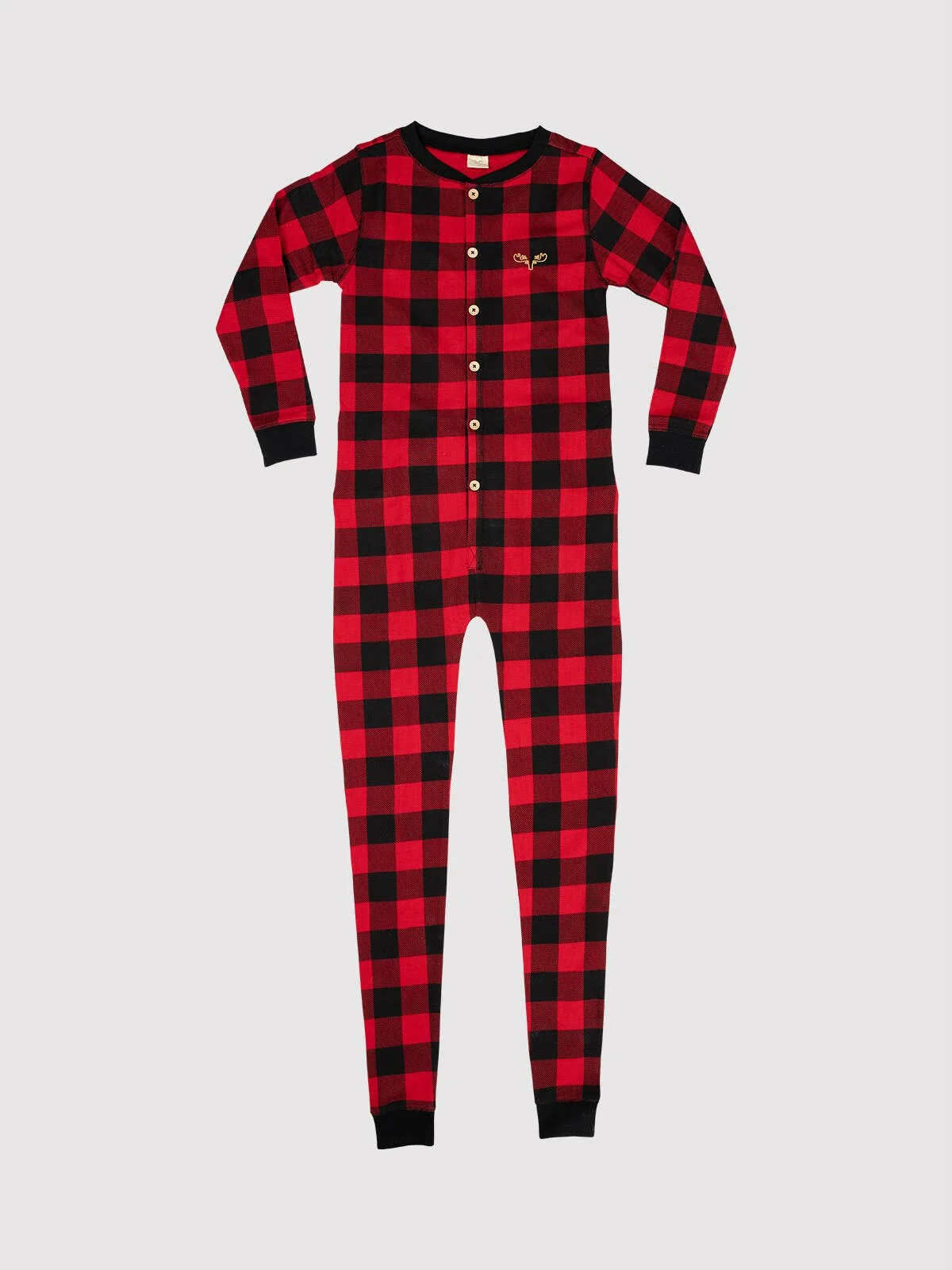 Exclusive Buffalo Plaid Adult Onesie Professional