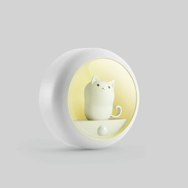 Responsible Cat Motion Sensor Night Light Sustainable