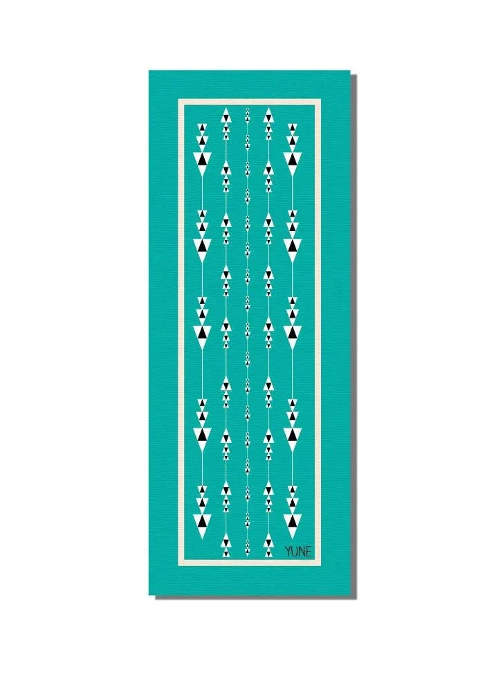 Versatile Yoga Mat 6mm Thick Blue Non-Slip Eco Friendly Yune Yoga Jane Fine Crafted