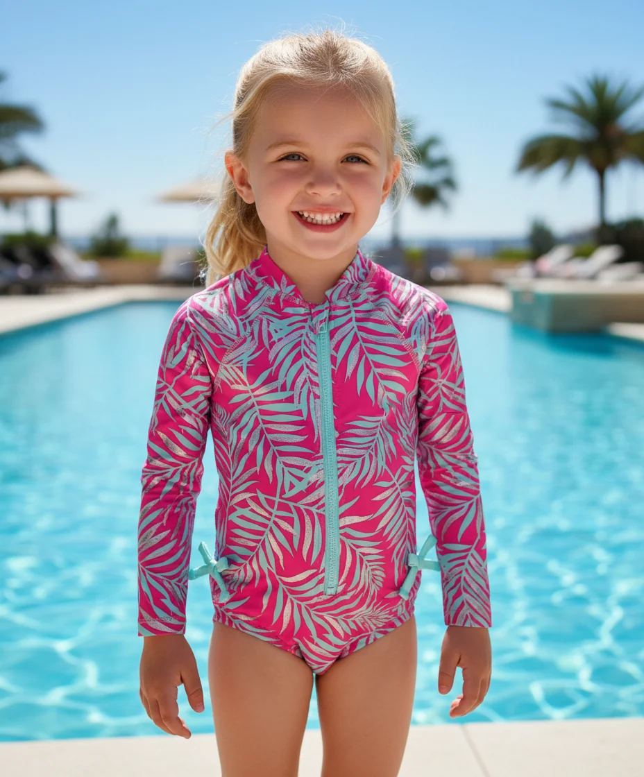 Artisan Penelope Mack Little Girl’s One-Piece Swimsuit PinK Natural