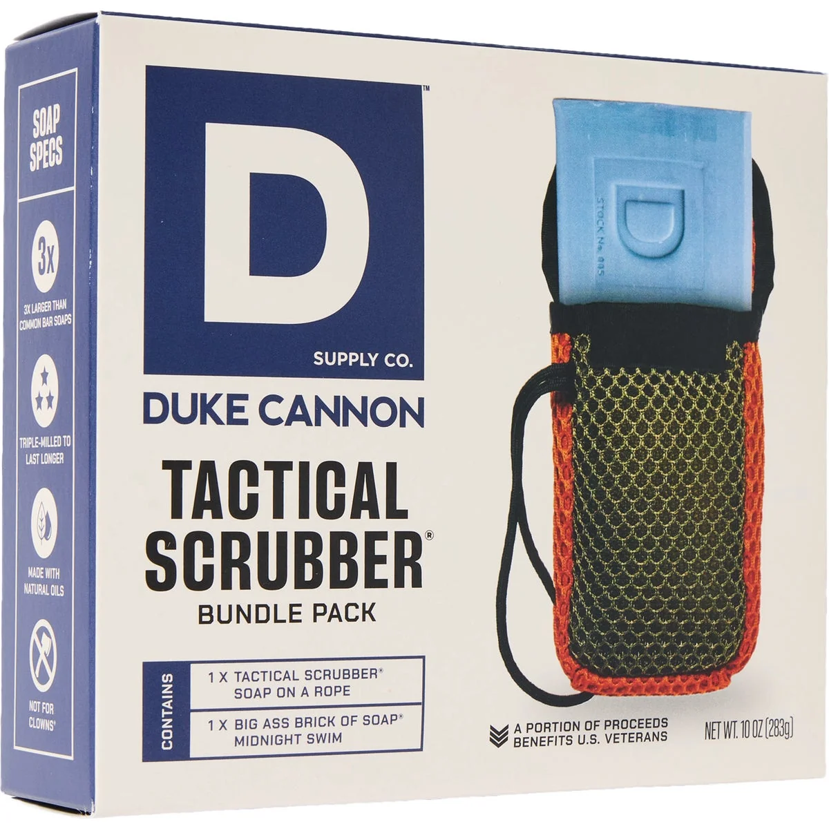 Selected Duke Cannon Tactical Scrubber and Soap Bundle Midnight Swim Top-Quality