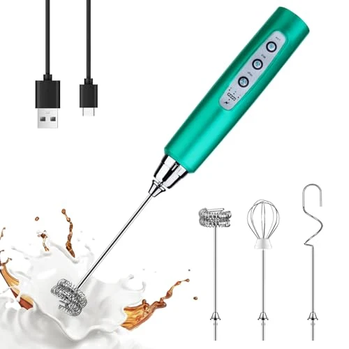 Environmentally Friendly Handheld Milk Frother Wand for Coffee Authentic