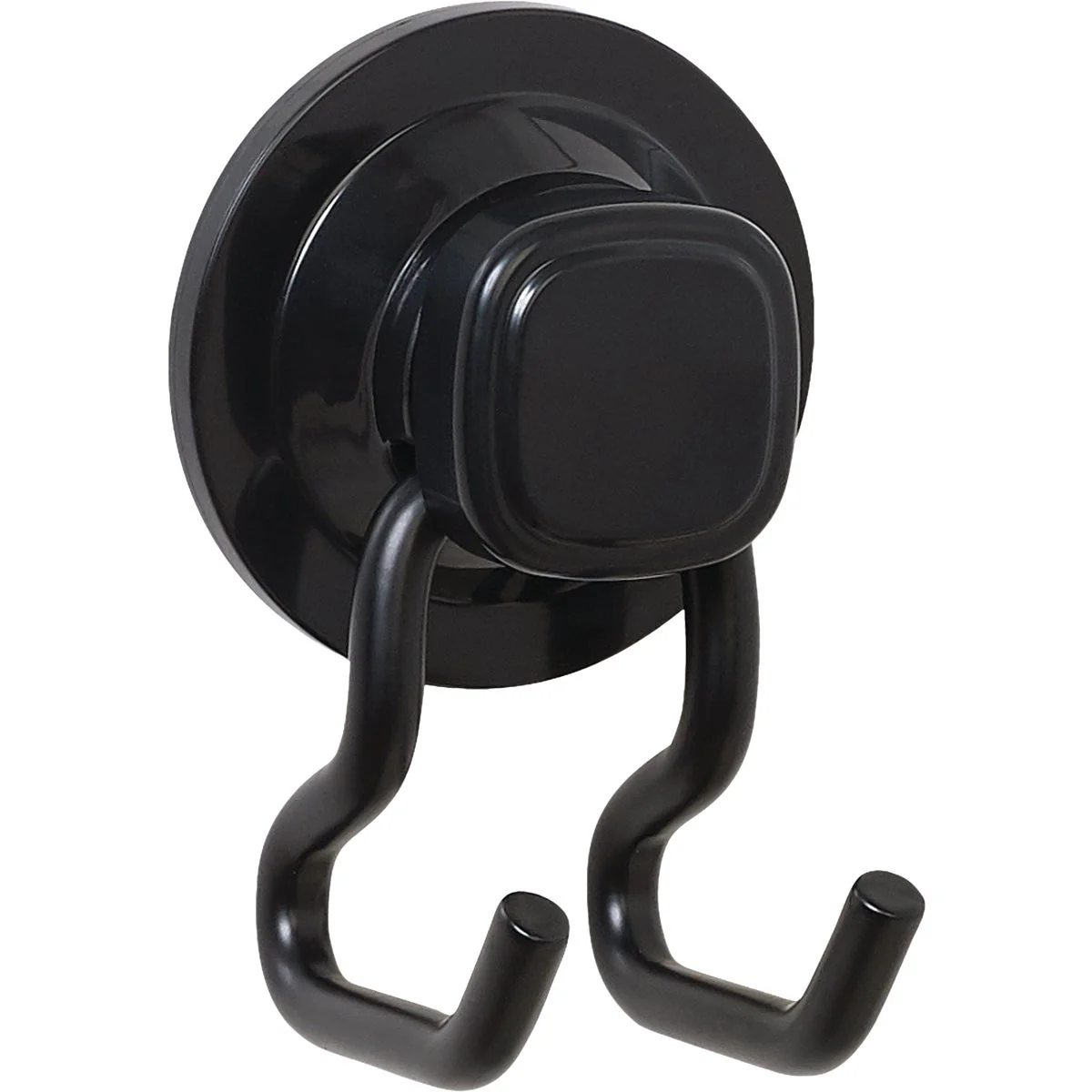 Detailed Zenna Home Rustproof Matte Black Power Grip Pro Adhesive Suction Shower Storage Hook Expertly Made