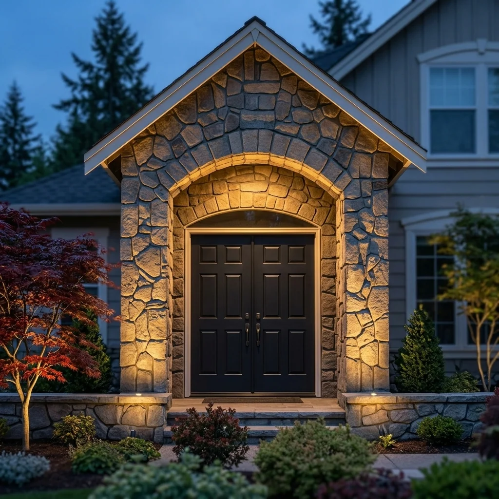 Trusted Solar Garden Spotlight for Trees Walls Auto On No Wiring Expertly Made