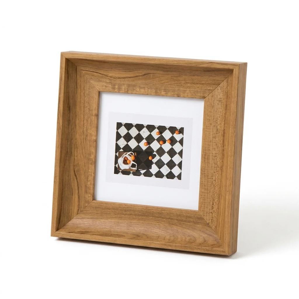 Excellent Square Resin Photo Frame Sturdy Fade-Resistant User-Friendly