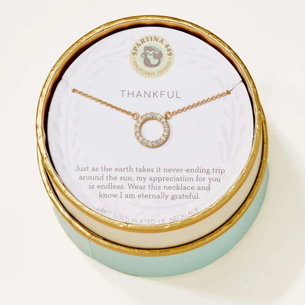 Lightweight Sea La Vie Necklace Thankful Ring Gold Expertly Made