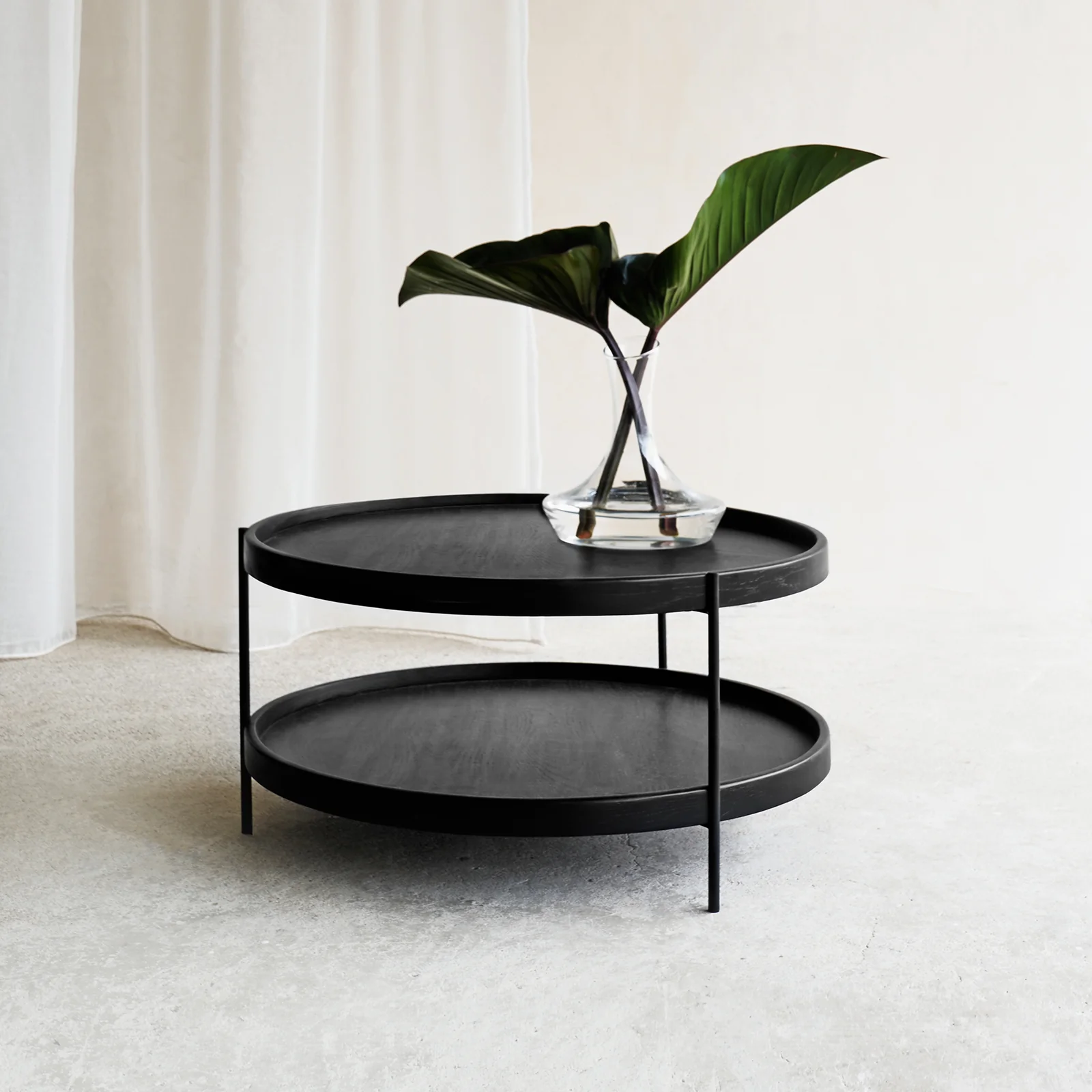 High-Performance Humla Coffee Table Oak Black Trusted