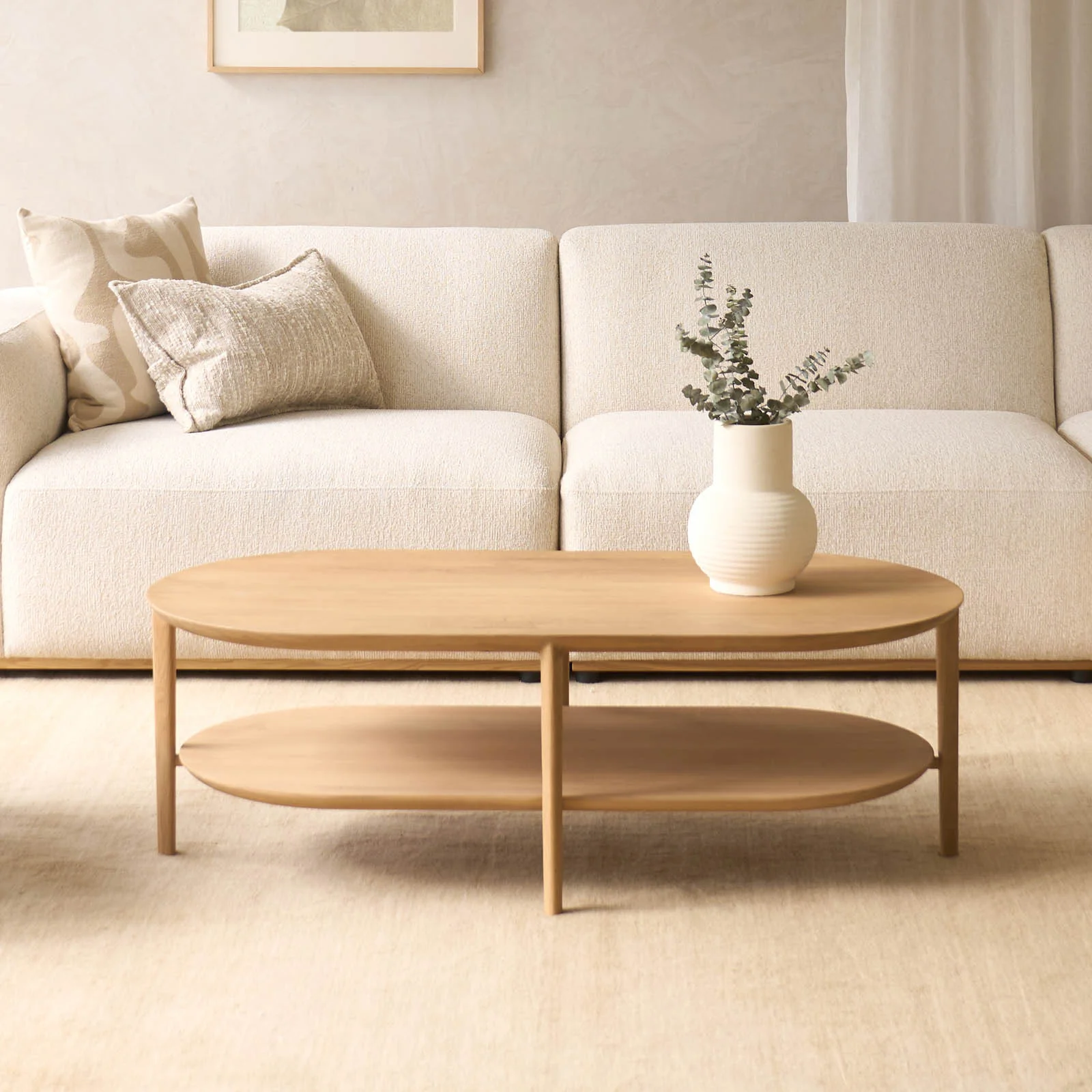 Healthy Bok Coffee Table Oak 120cm Dependable