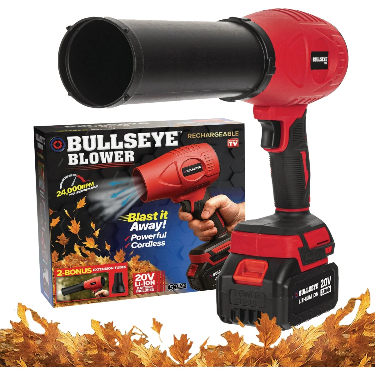 Elegant Bullseye 20V Cordless Blower with Charger Certified