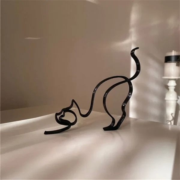 Crafted Decorative Metal Animal Sculpture Smart
