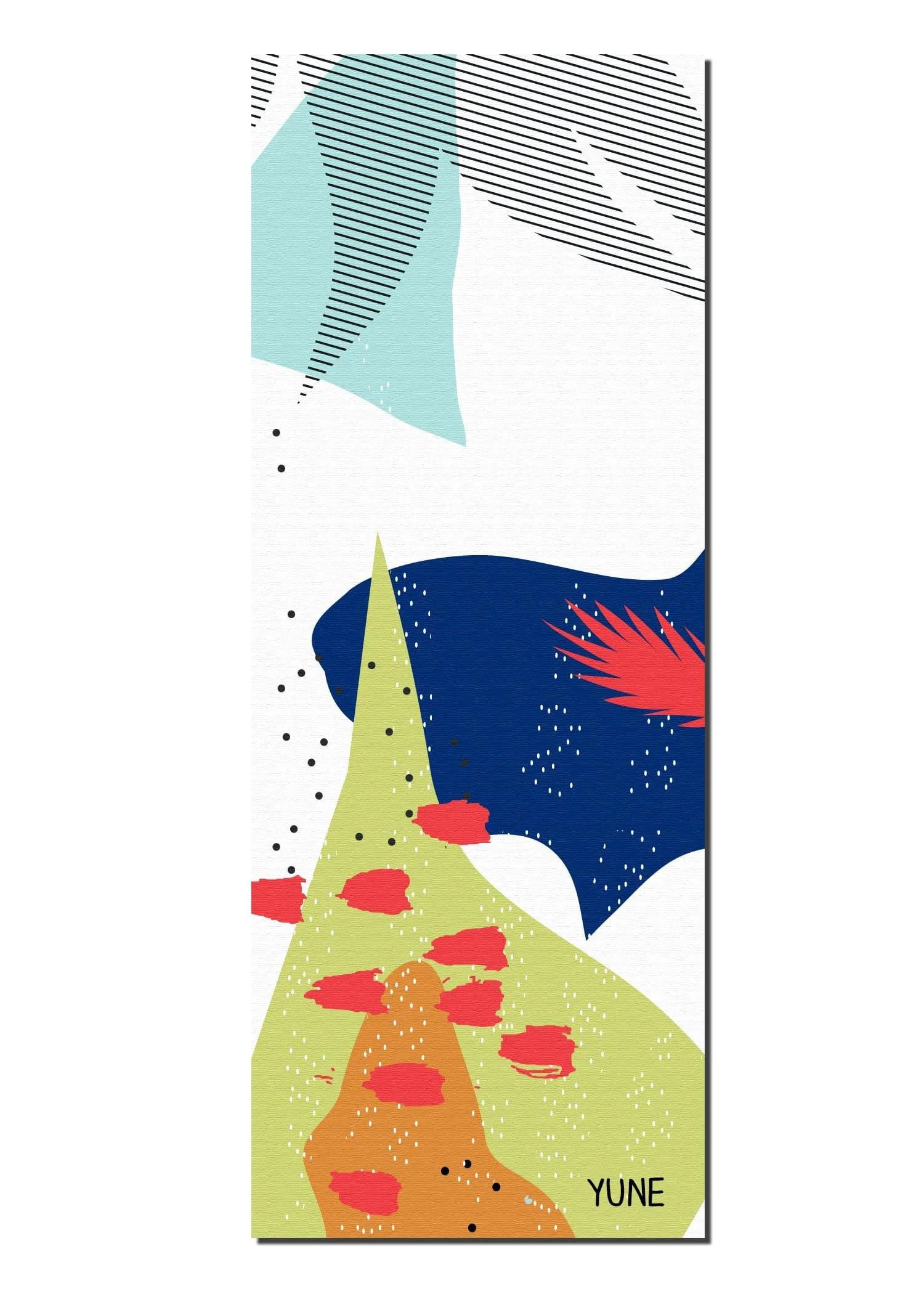 Crafted Yoga Mat 6mm Thick Multicolored Non-Slip Eco Friendly Yune Yoga Vega Consistent