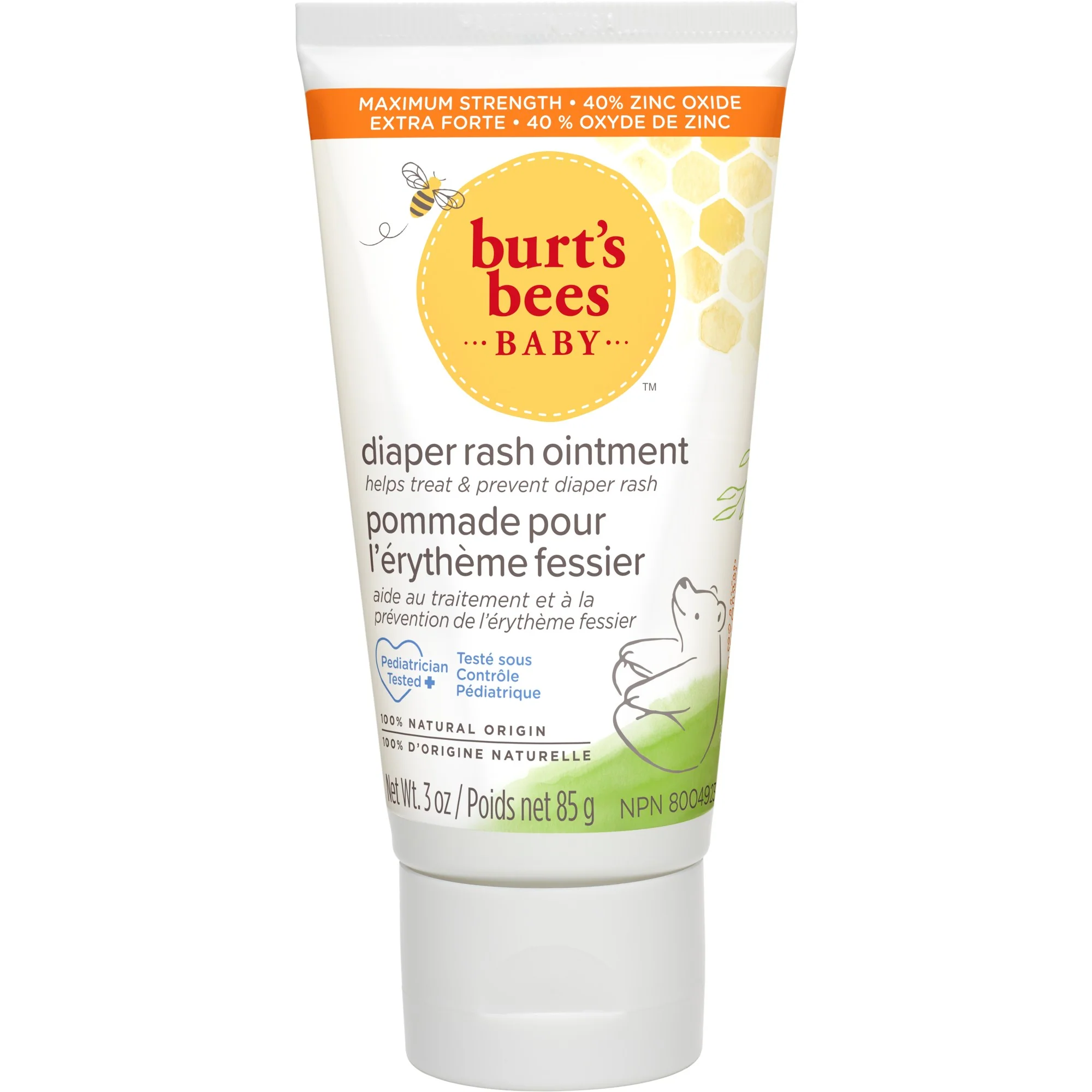 Traditional Burt’s Bees Baby Bee Diaper Rash Ointment Safe