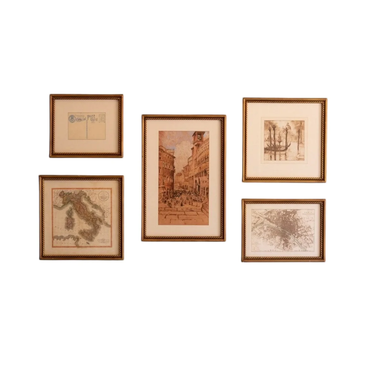 Reliable Mixed Framed European Gallery Wall Prints under Glass Fine