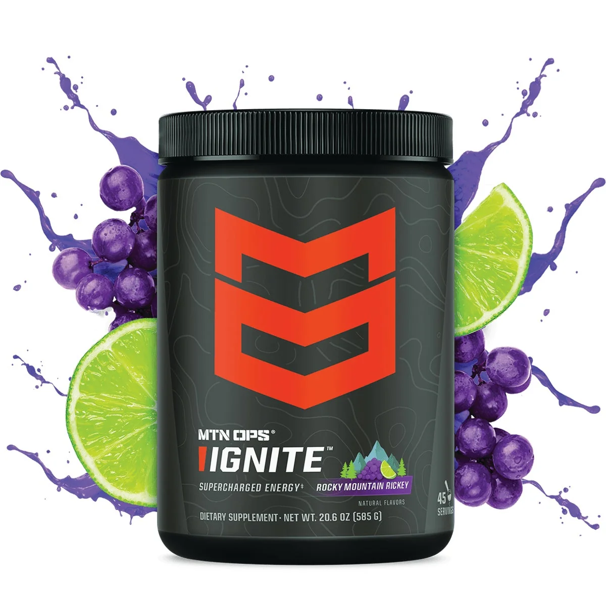 Secure MTN OPS Ignite Rocky Mountain Ricky Scoop Energy Drink Mix Exclusive