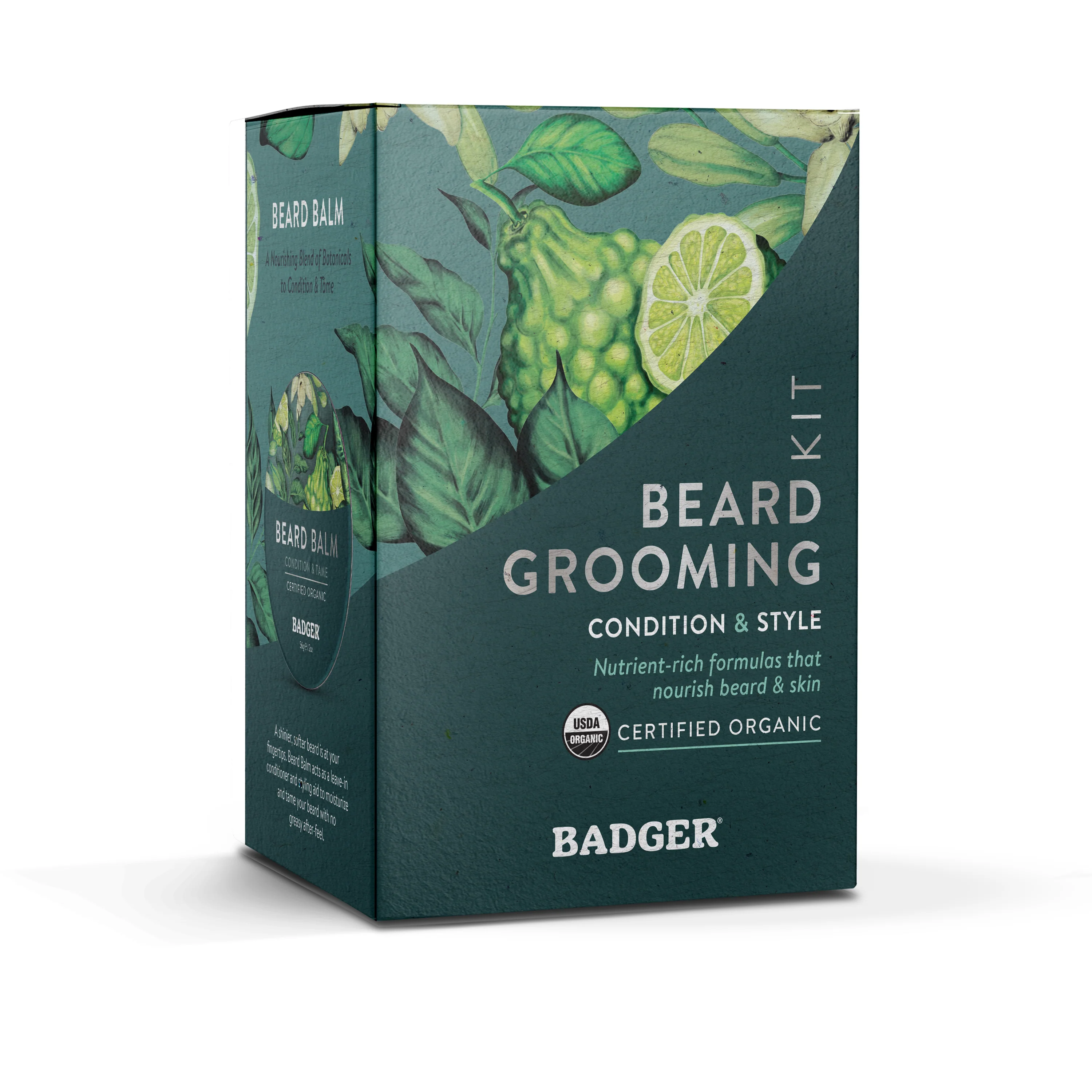 Certified Badger Balm Beard Grooming Kit Minimalist