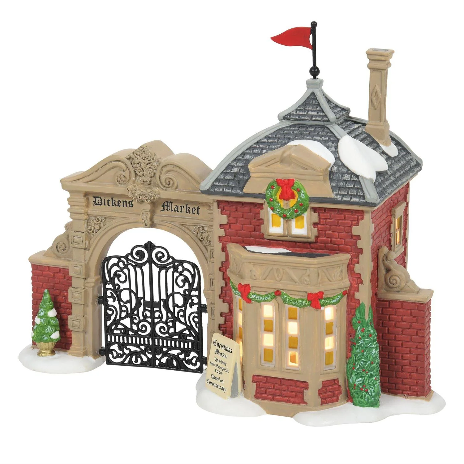 Official Dicken’s Market Gate Dickens Village Crafted